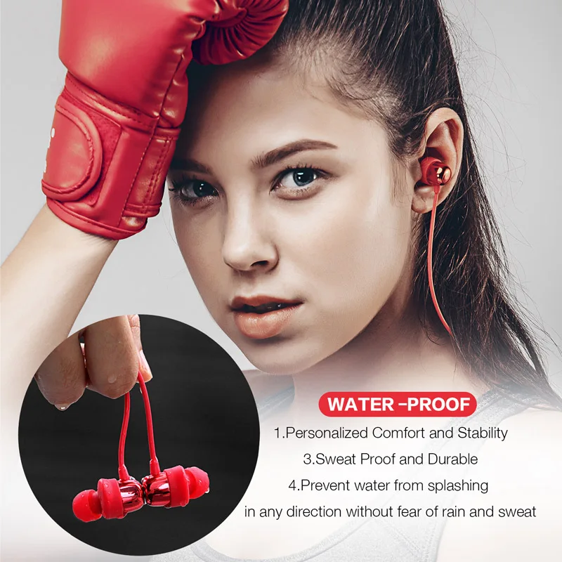 HAVIT Bluetooth наушники V4.2 IPX5 спортивные с защитой от пота водонепроницаемые стерео
