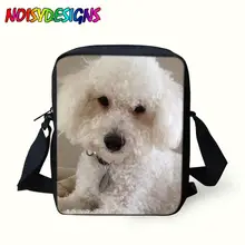 Пудель, сумка-мессенджер, 3D, детские сумки с ремнем через плечо для мальчиков и девочек, детские школьные ранцы, сумка на плечо, рюкзак с животными