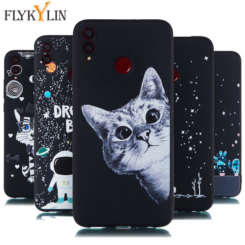 Чехол FLYKYLIN Cat для Huawei Honor 8X чехол 7X 8C мягкий силиконовый из ТПУ телефона серии Universe