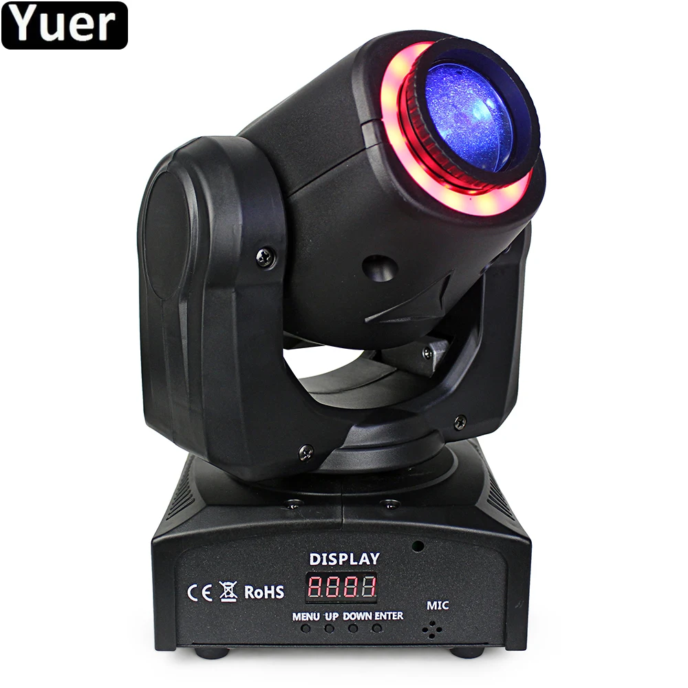 

New Moving Head Light 30W LED Spot Light LED Tube 7 Color Patterns DMX512 Sound DJ Disco Light Party Stage Moving Head Lights