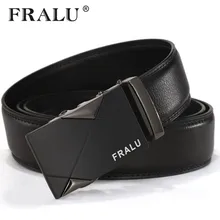 2018 men s fashion100 Genuine Leather belts for men High quality metal automatic buckle Strap male