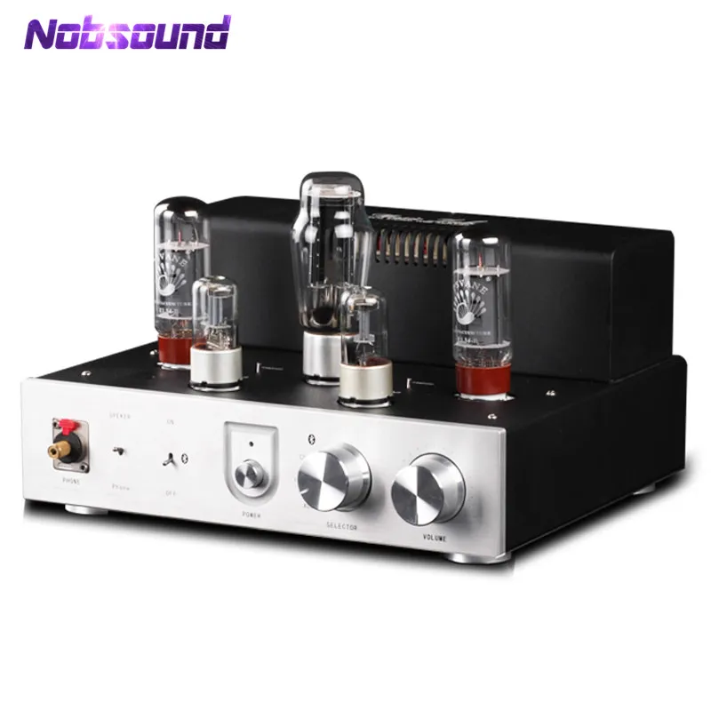 Nobsound Bluetooth EL34 Vacuum Tube Amplifier Audio HiFi Stereo Headphone Amp Integrated Single-Ended Class A Power Amp Nobsound Bluetooth EL34 Vacuum Tube Amplifier Audio HiFi Stereo Headphone Amp Integrated Single-Ended Class A Power Amp