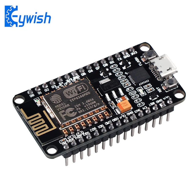 

Keywish Wireless Module NodeMcu V3 Lua WIFI Internet ESP8266 with PCB Antenna and Micro USB Port ESP-12E CH340 CP2101 ESP8285