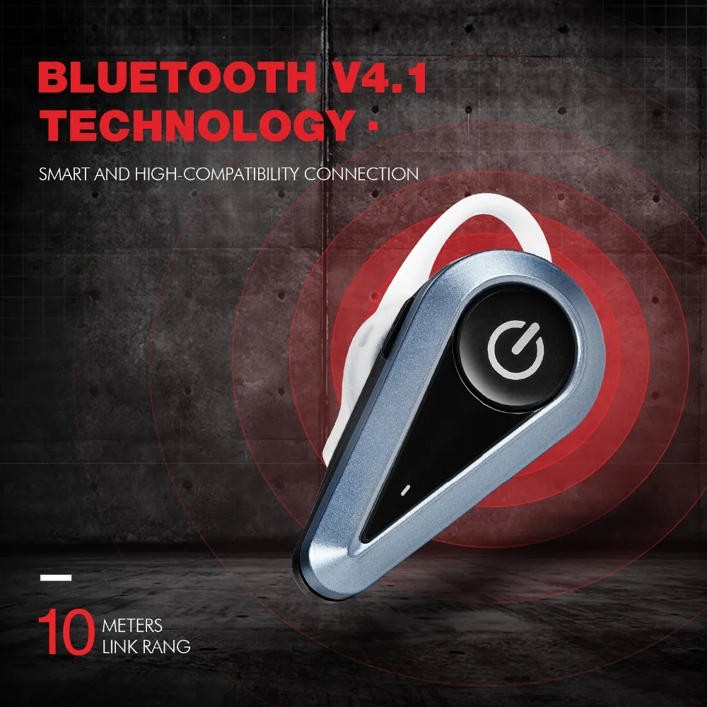 Беспроводные наушники HAVIT 4 1 Bluetooth 16 мм мини бизнес Одиночная Автомобильная
