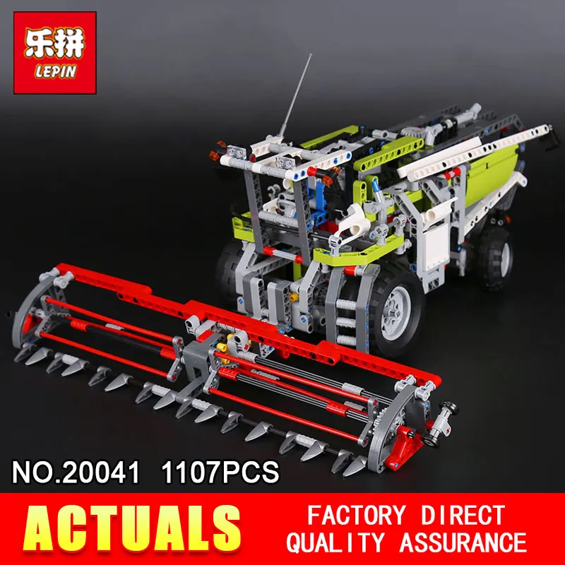 

Lepin 20041 1107Pcs Genuine Technic Series The Combine Harvester Set Educational Building Blocks Bricks Toy Model 8274 as Gift