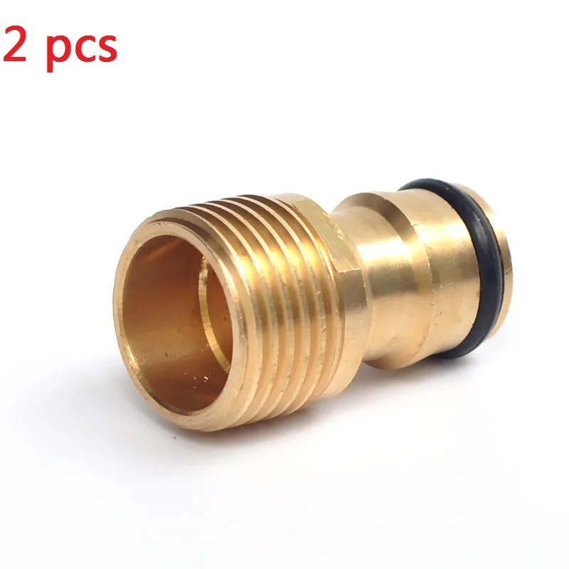 2pcs 1/2" Diameter Male Threaded Tap Connector Brass Hose Adapter free shippingin Pipe Fittings