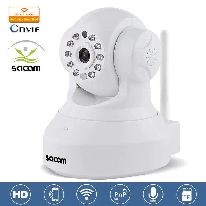 720P HD ONVIF IP Camera WiFi Pan Tilt Motion Detection Night Vision Infrared Two-way Audio CCTV Wireless Surveillance Phone Cam wireless ip camera wifi onvif two way audio pan tilt ir night vision home surveillance video security camera cctv network ip cam