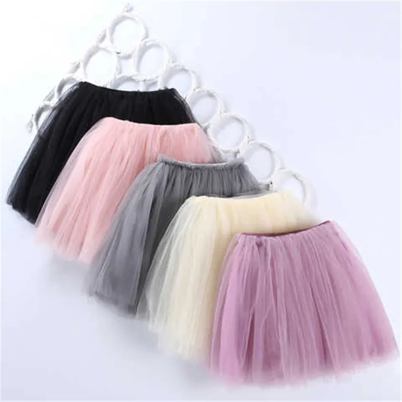 Newborn Baby Girls Skirts 2018 Autumn Mid Waist Princess Girls Skirts