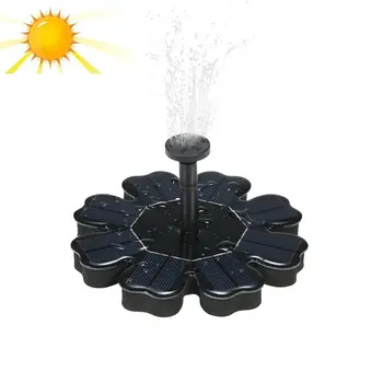 

Mini Solar Water Pump Birdbath Flower Shape Small Pond Garden Decoration water pumps Water-height 65cm micro pump for water