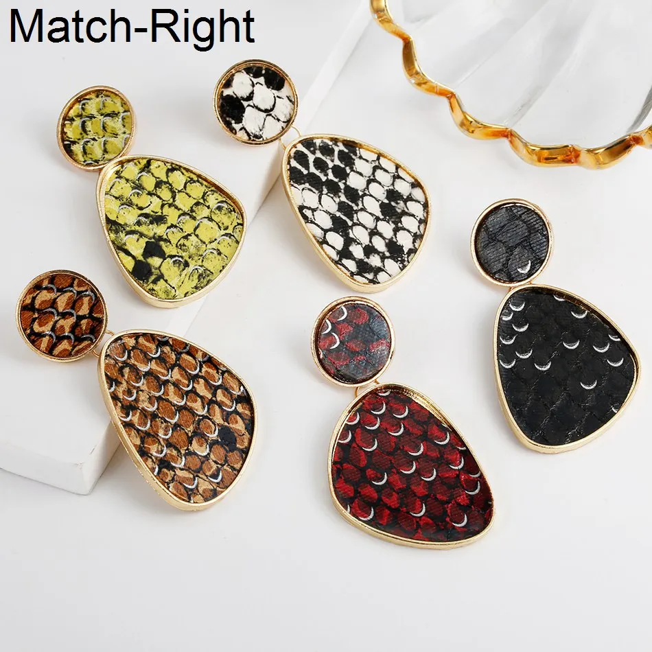 

Match-Right Women Statement Trendy Earrings For Women Long Dangle Hanging Drop Earrings Pendant Female Jewelry LX071