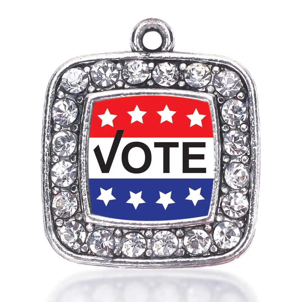 

VOTE TODAY SQUARE CHARM FOR JEWELRY