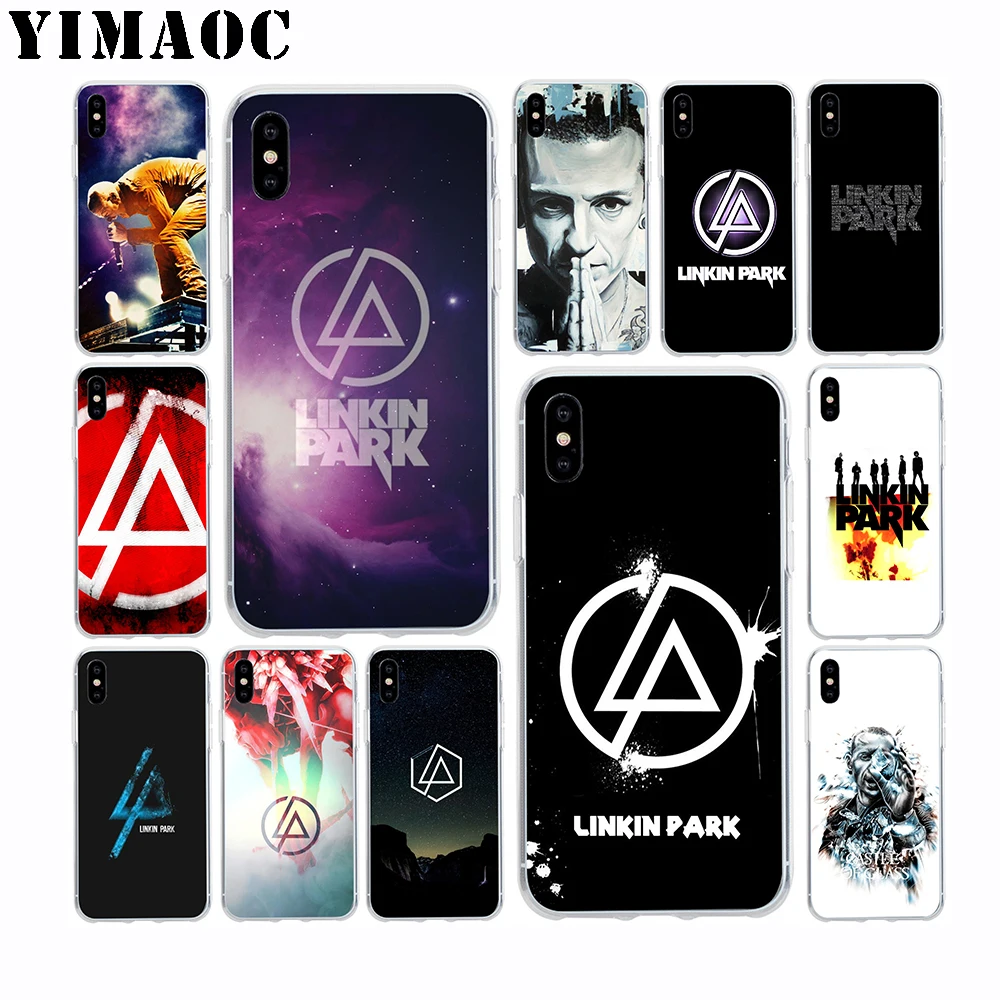 

YIMAOC Linkin Park Chester Soft TPU Silicone Case for Apple Iphone Xr Xs Max X 10 8 Plus 7 6S 6 Plus SE 5S 5 7Plus 8Plus Cover