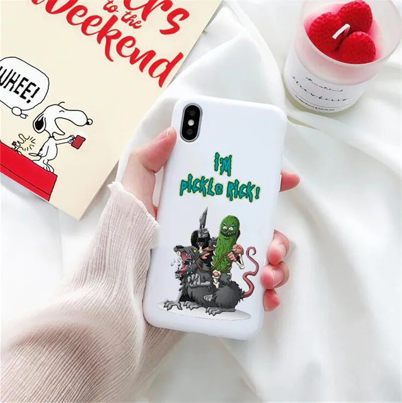 

Rick and Morty Season cover Case for iphone 6 6S 7 7S 8 PLUS X Rick And Morty Funny Cartoon Comic case for iphone X XS MAX cases