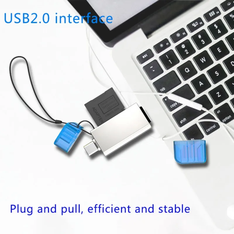 Многофункциональный считыватель карт SD/TF USB 3,0/type-C для Android для мобильного телефона/ПК с OTG