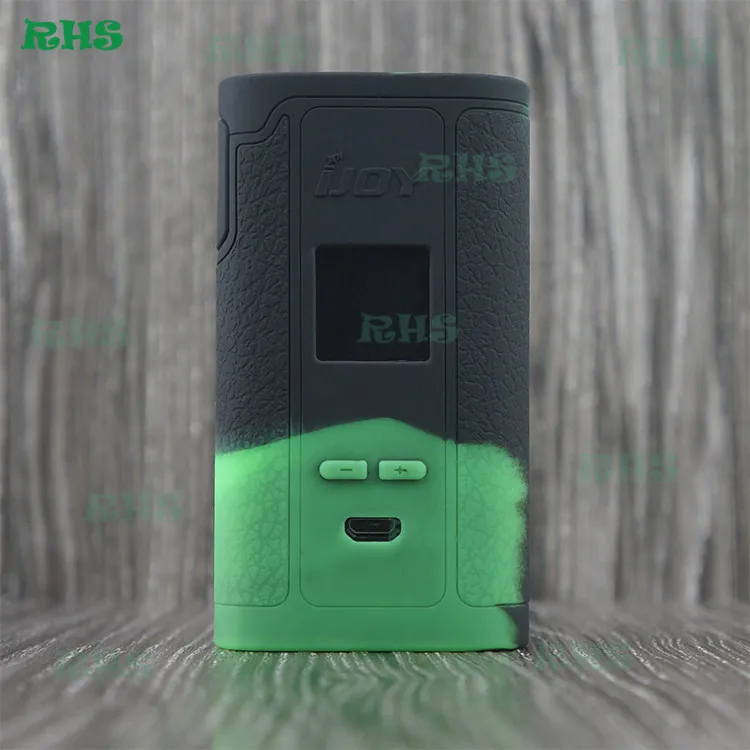 RHS силиконовый чехол для IJOY Captain PD270 высокое качество китайские товары IJOY Captain PD270 силиконовый чехол - Цвет: black green