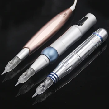 

10PCS Electric permanent makeup machine needles sterilized disposable tattoo needle cartridges for eyebrow eyeliner embroidery