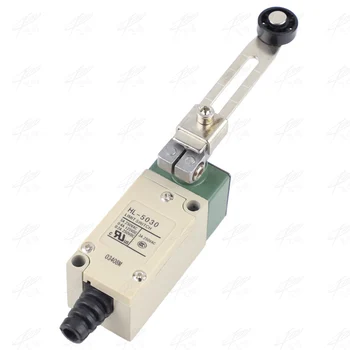 

Limit switch AC DC NO NC stainless steel wheel roller 380V 10A adjustable of arm switch IP65 waterproof HL-5030 HL5030