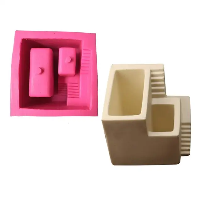 Buy Ceramic Clay Pots Mold Planter Silicone Mould For