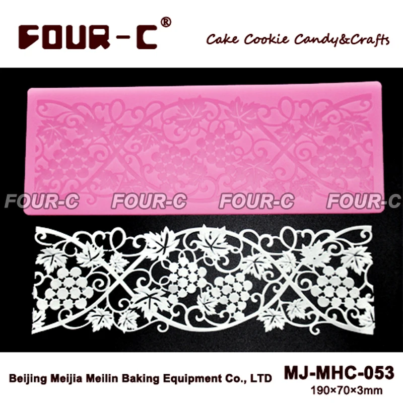 NEW instant lace mold decoration baking tool cake lace mat ...