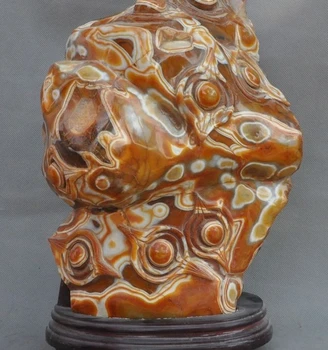 

15"Collect Rare Authentic Old Tibet tibetan agate Pray eyes dzi beads Antiques A