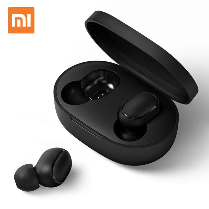 Xiaomi Redmi Airdots наушники вкладыши TWS с беспроводные Bluetooth стерео микрофоном громкой
