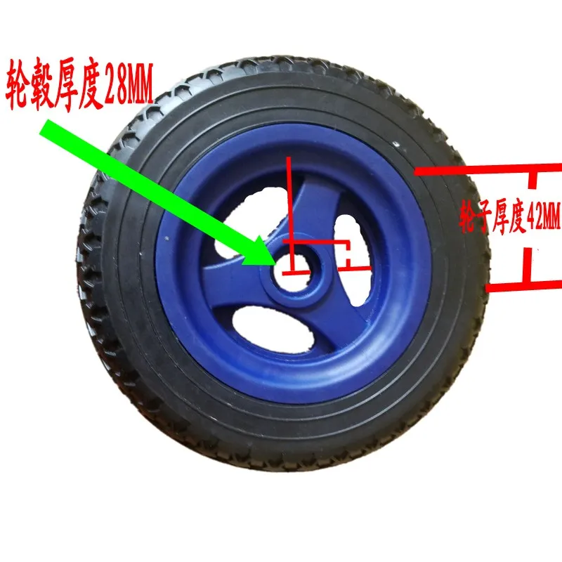 

wheel electric scooter trolley solid wheel 7 inch trolley 1pc 180 mm tricycle tiger Cart Trolley medical