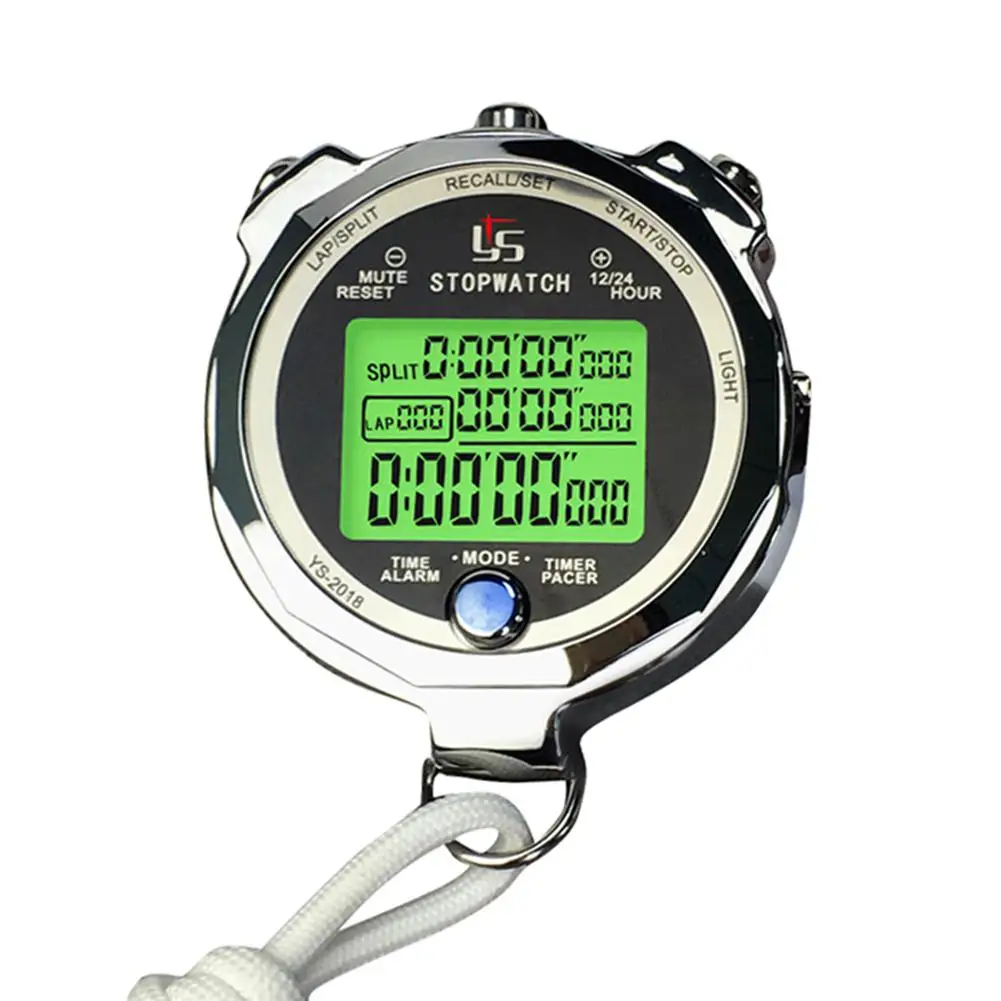 

Professional Digital Stopwatch Timer Multifunction Handheld Training Timer Portable Outdoor Sports Running Chronograph Watch