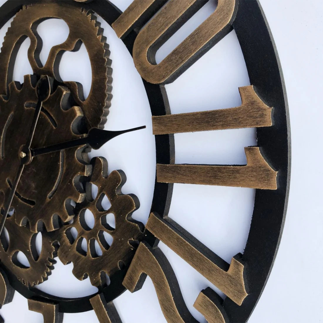 Новые 50 см беззвучные большие настенные часы с зубчатым номером, современный дизайн, бесшумные настенные часы для дома, гостиной, украшения, художественные часы