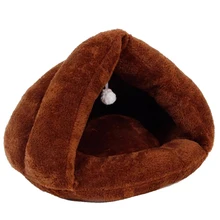 2016 New Pet Cat Bed Small Dog Puppy Kennel Sofa Bed Pet Mat Cat House Cat Sleeping Bag Warm Nest
