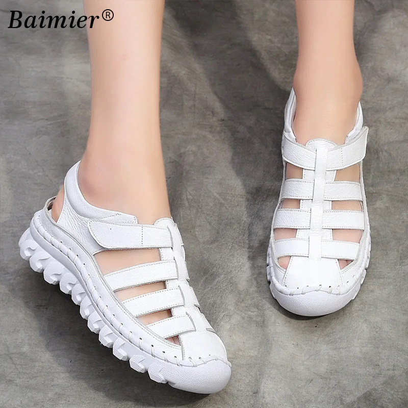 

Plus Size 35-43 Flats Platform Sandals Summer Women Sandals Fashion Casual Shoes For Woman European Summer Beach Sandale Femme