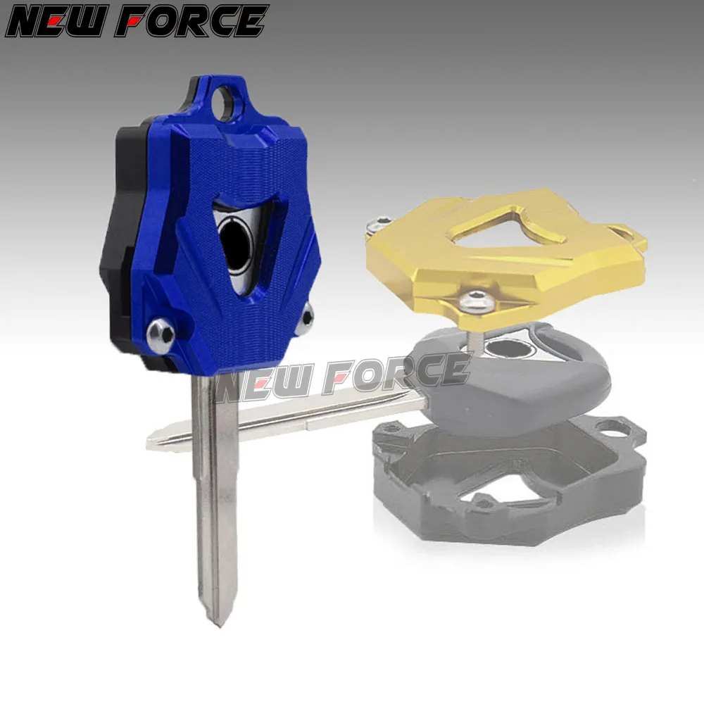 

For YAMAHA YZF R125 R15 R25 R3 R1 R1M R6 XT1200ZE FZ6 FZ6R FZ8 FJ09 key set aluminum key fixture motorcycle All years