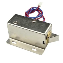 DC 12 V/24 V Открытый Тип рамки соленоида для электрического дверного замка DC128