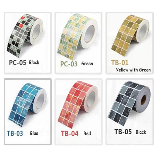 Self Adhesive Mosaic Wallpaper Border Wall Sticker Waterproof Self Adhesive Mosaic Wallpaper Border