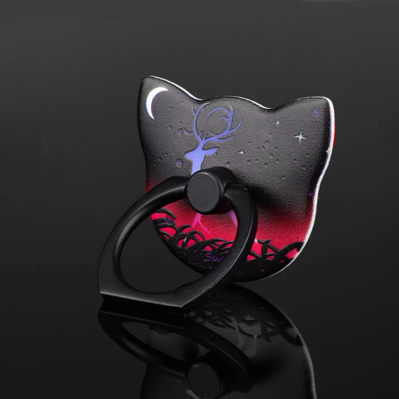 360 Degree Luminous Finger Ring Holder For iPhone 7 plus Samsung HUAWEI Mobile Phone Smartphone Stand