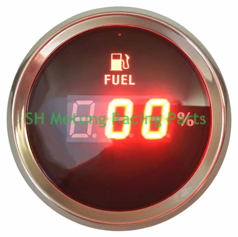 1pc Brand New 52mm Digital Fuel Level Gauges Auto Fuel Level Meters 9 32v Fit for Boat or