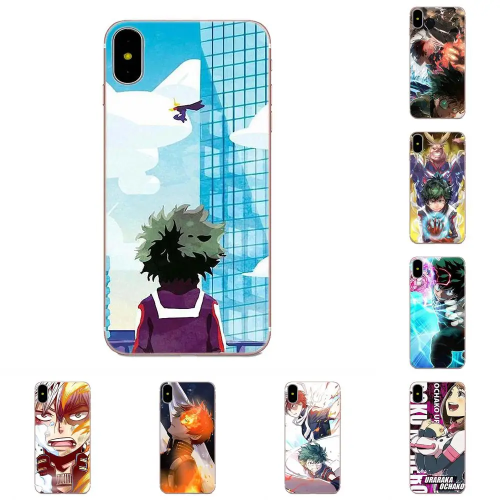 Аниме My Hero academic TPU мобильный чехол для Apple iPhone 4 4S 5 5C 5S SE 6 6S 7 8 Plus X XS Max XR | Мобильные
