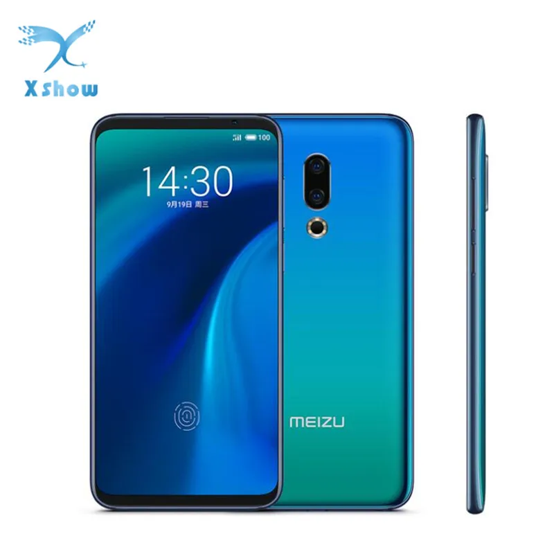 Глобальная версия Meizu 16th 16 th смартфон 8 ГБ 128 Snapdragon 845 Octa Core 6," 2160x1080 P 3010 мАч батарея двойной сзади камера - Цвет: Синий