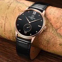 Карнавальные модные кварцевые часы мужские водонепроницаемые мужские s часы лучший бренд роскошные часы простые черные кожаные ремешок часы reloj hombre