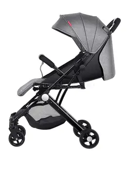 

Baby Trolley In Summer Light High Landscape Folding Four-wheeled Parachute Trolley Shockproof Baby Trolley Can Board Aircraft