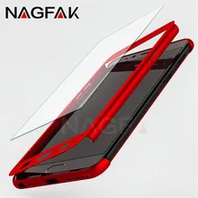 NAGFAK Luxury 360 Degree Full Cover Case For Samsung Galaxy S9 S8 Plus Note 8 S6 S7 Edge A5 A7 2016 Screen Protector Phone Case