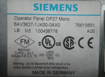 

6av3627-1jk00-0ax0 Operator panel OP27 mono