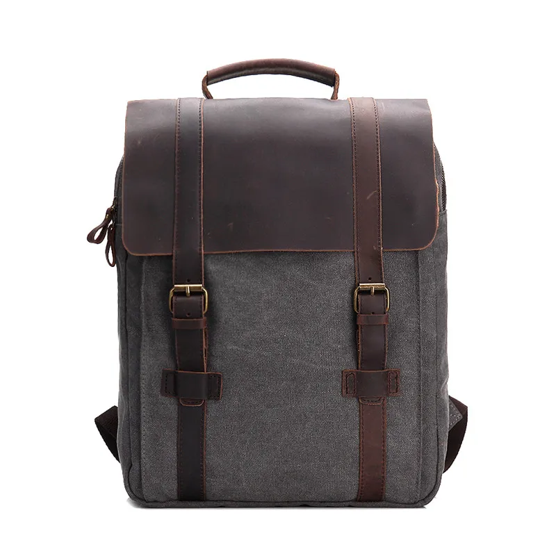 

Vintage Canvas Women Backpack Female Men School Bag Rucksack Casual Leisure Travel Bag Unisex Men's Laptop Backpacks #M1820