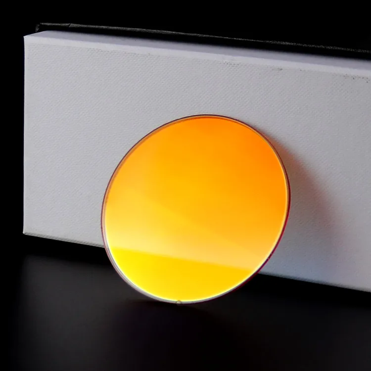 Оранжевые линзы с зеркальным покрытием солнцезащитные очки 75 мм, плоские круглые EXIA A22 серии