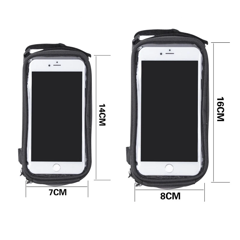 DUUTI велосипедные сумки с сенсорным экраном для велоспорта MTB горный велосипед Рама Передняя труба сумка для хранения для 3,5-5,7 дюймов мобильный телефон водонепроницаемый