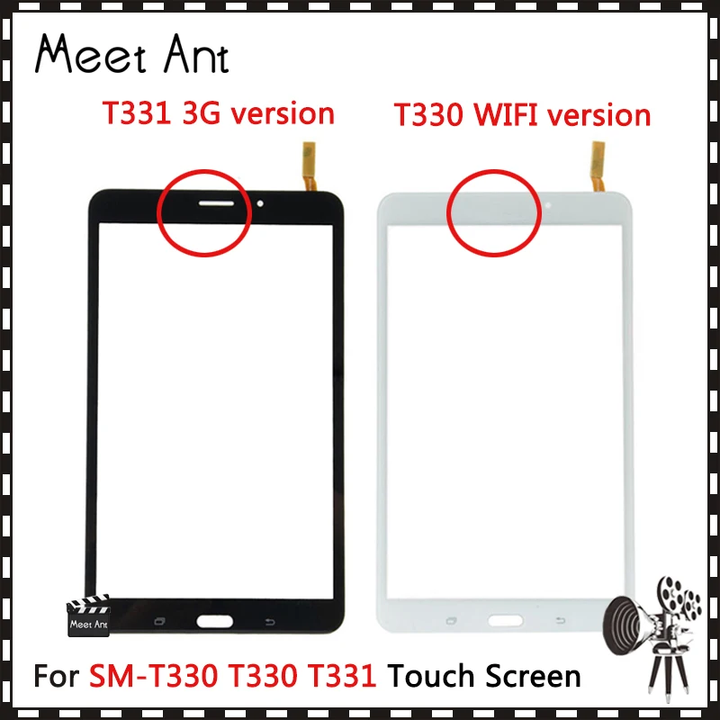 8 0 &quotдля Samsung Galaxy Tab 4 SM-T330 T330 и SM-T331 T331 сенсорный экран дигитайзер Датчик передняя