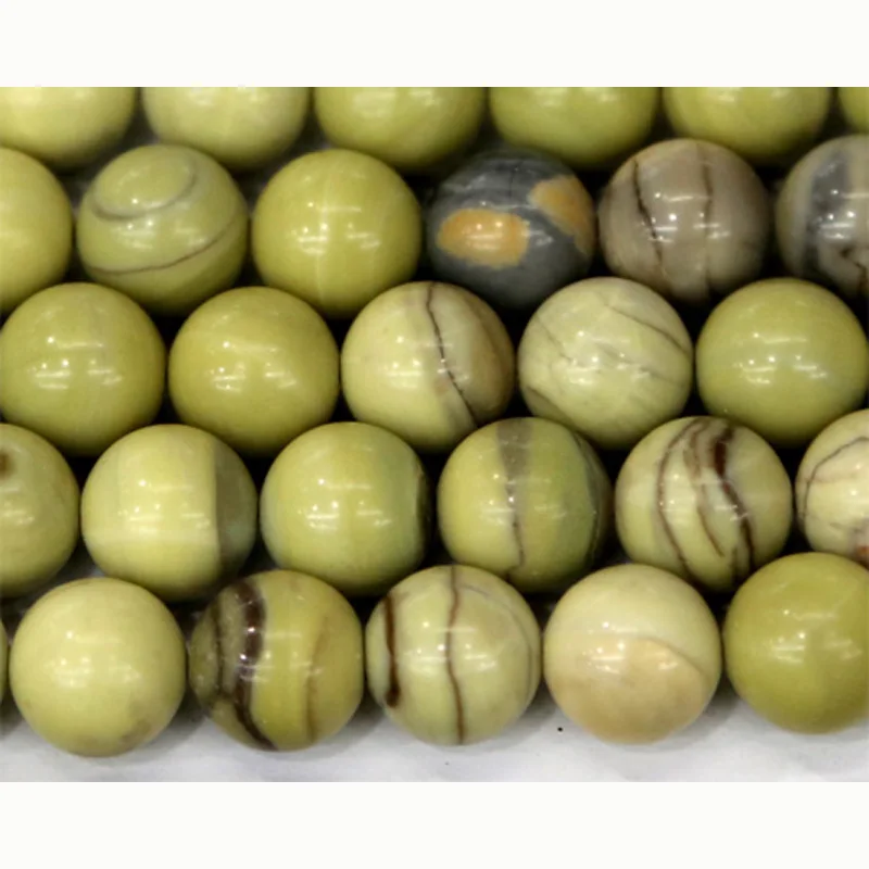 

Discount Wholesale Natural Yellow Tallow Jasper Round Loose Stone Beads 3-18mm Jewelry DIY Necklaces or Bracelets 15" 03552