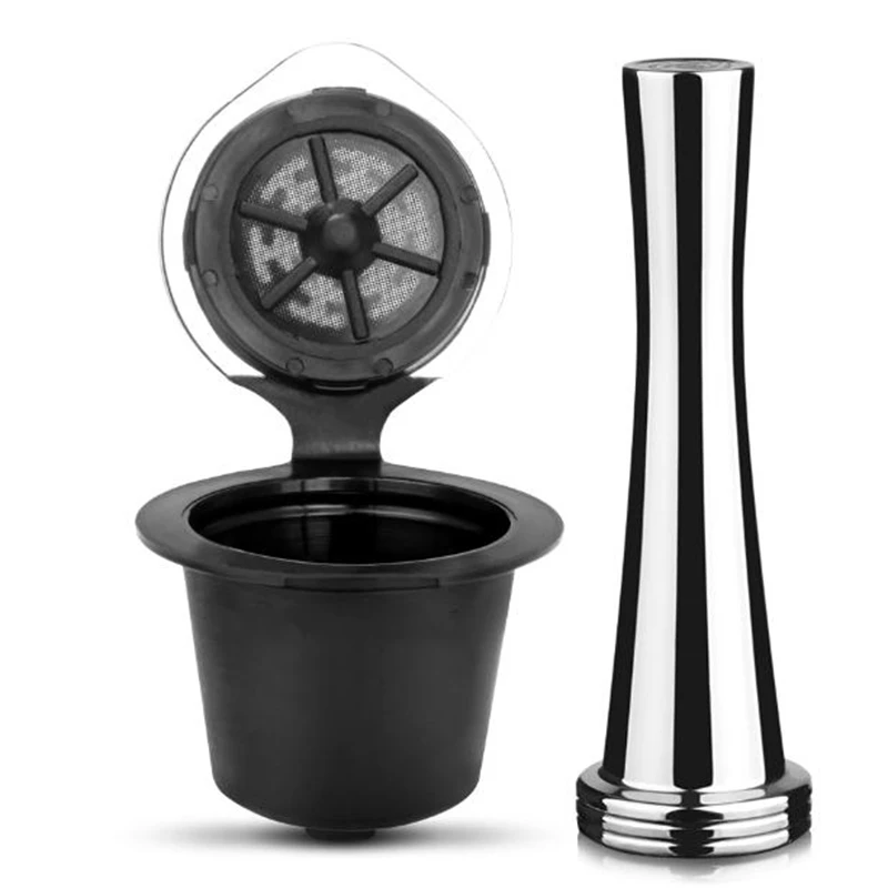 New High Quality Coffee Capsule Refillable Filter&Press Powder Hammer Set For Nespresso Machine