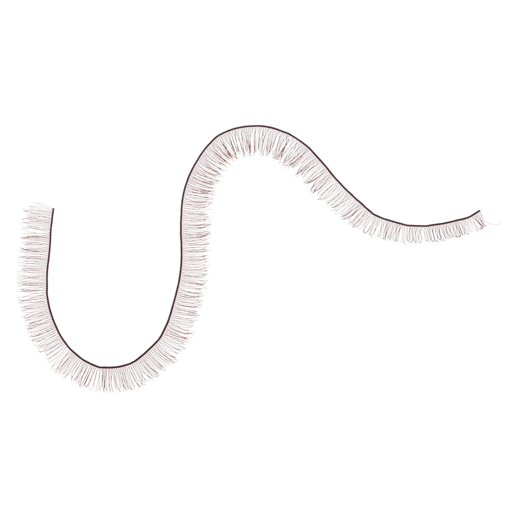 200Pcs Soft Plastic False Eyelashes Eyelash Strips for BJD Baby Dolls Eye Make up 200*8mm Various Colored