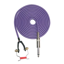 1 шт. Высокое качество Клип шнур для татуировки силиконовой резины Средства ухода за кожей стоп шнур для Питание татуировки hcc-d1005-purple