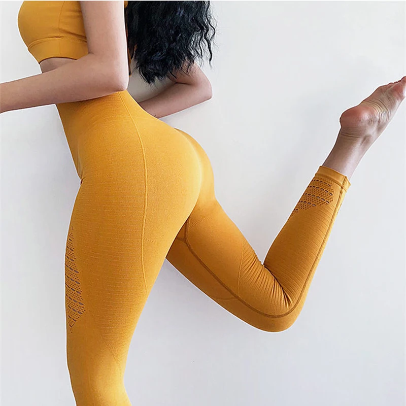 

High waist seamless legging for women fitness yoga capris energy seamless scrunch leggings workout gym leggings jogging tights